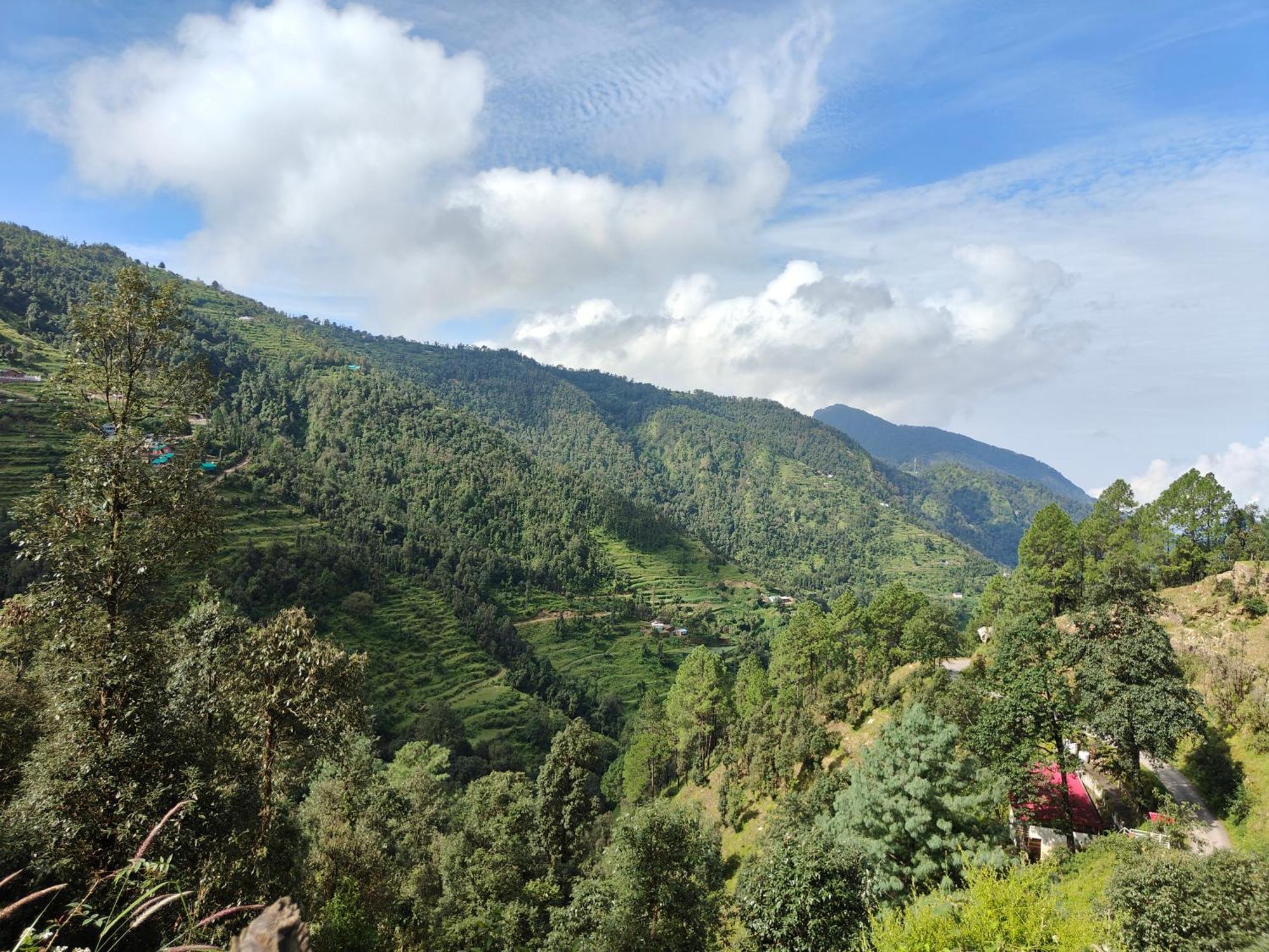 Himwanderer Camps & Cottages Pangot Nainital Exteriör bild